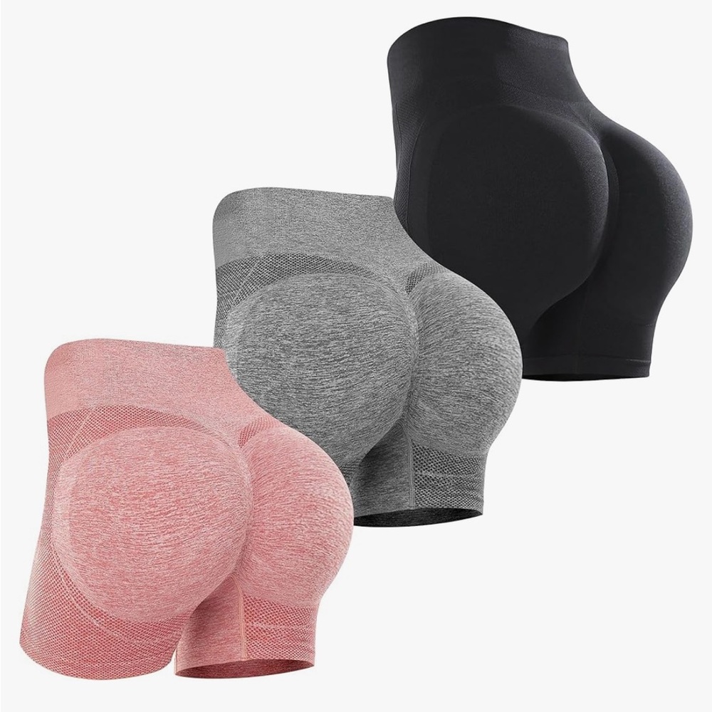 Butt lifting biker shorts